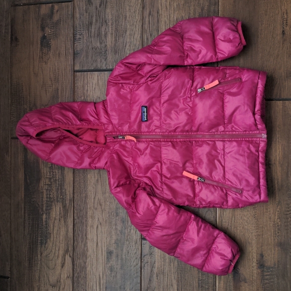 Patagonia Other - Girls Hooded Patagonia Puffer Jacket